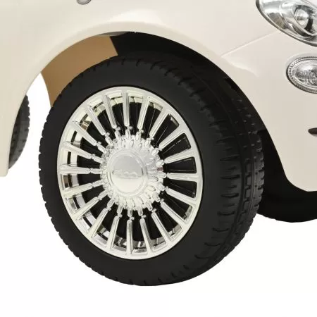 Masinuta fara pedale Fiat 500 alb, alb
