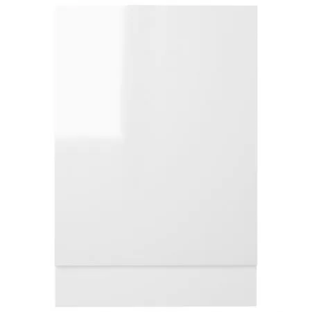 Panou frontal masina spalat vase alb extralucios 45x3x67 cm PAL, alb lucios, 45 x 3 x 67 cm