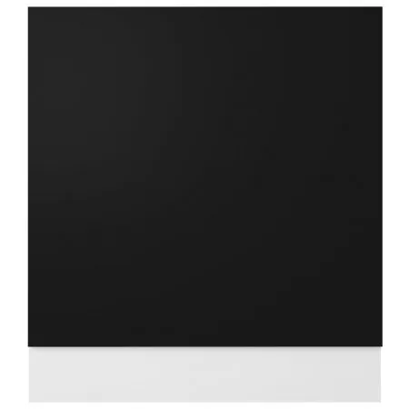 Panou masina de spalat vase, negru, 59.5 x 3 x 67 cm