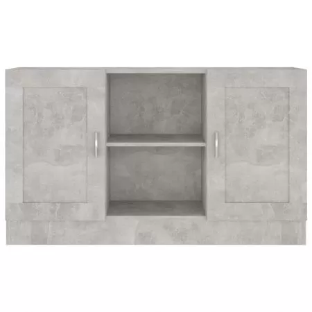 Servanta, gri beton, 120 x 30.5 x 70 cm