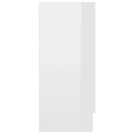 Servanta, alb lucios, 120 x 30.5 x 70 cm