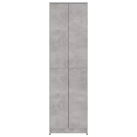Șifonier de hol, gri beton, 55x25x189 cm, PAL