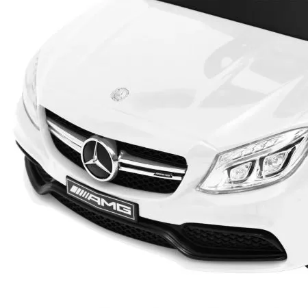 Masinuta cu impingere Mercedes-Benz C63. alb, alb