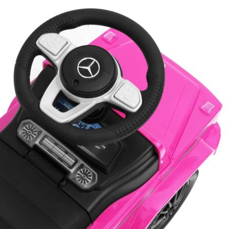 Masinuta pentru pasi Mercedes-Benz G63. roz, roz