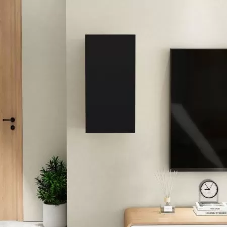 Comoda TV, negru, 30.5 x 30 x 60 cm