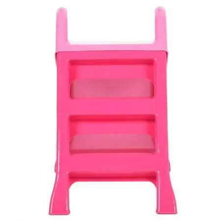 Tobogan pentru copii pliabil, roz, 111 cm