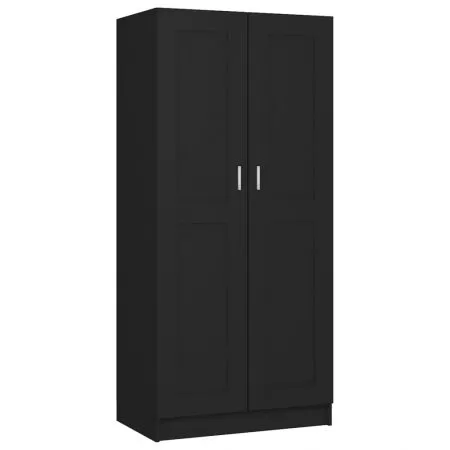 Șifonier, negru, 82,5x51,5x180 cm, PAL