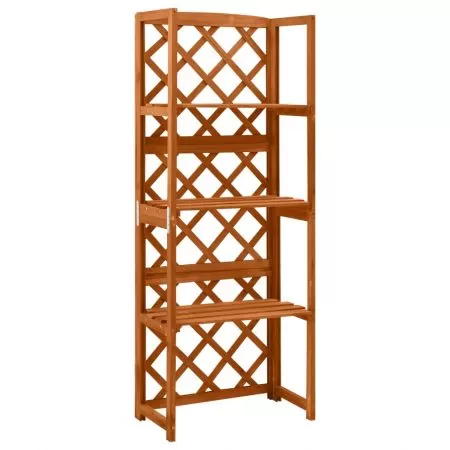  Spalier cu rafturi, 55x30x140 cm, lemn masiv brad