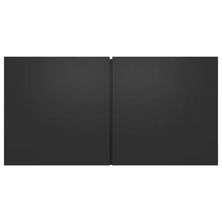 Set 3 bucati dulapuri tv suspendate, negru, 60 x 30 x 30 cm