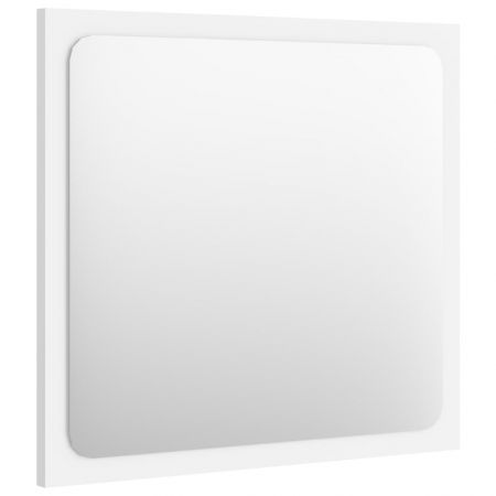 Oglinda de baie, alb, 40 x 1.5 x 37 cm