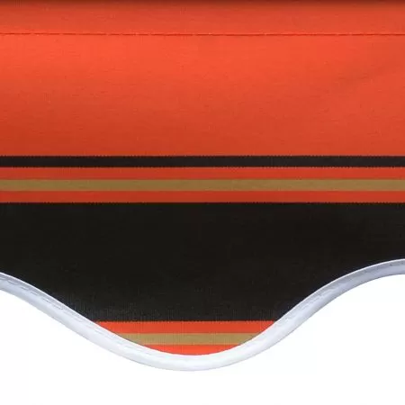 Panza de copertina, portocaliu si maro, 600 x 300 cm