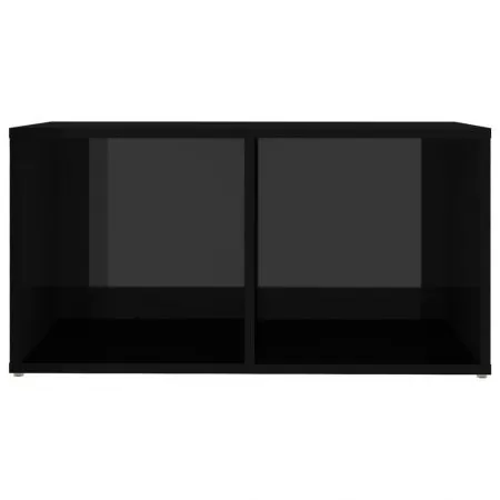Comoda TV, negru lucios, 72 x 35 x 36.5 cm