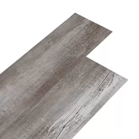 Placi pardoseala autoadezive lemn maro mat 5.02 m² PVC 2 mm, lemn mat maro, 5.02 m²