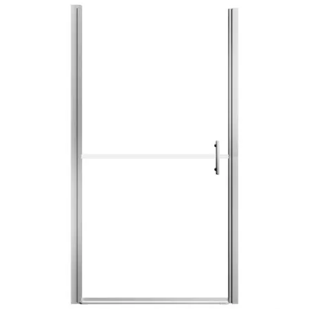 Ușă de duș, 81 x 195 cm, sticlă securizată mată