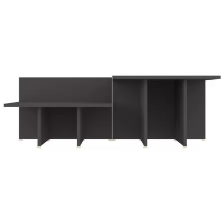 Set 2 bucati masute de cafea, gri, 50 x 33 cm