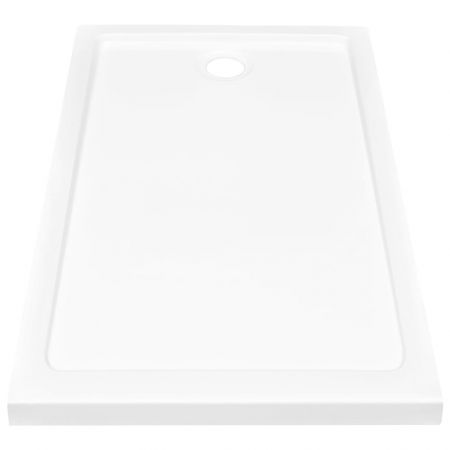 Cadita de dus, alb, 70 x 120 x 5.5 cm