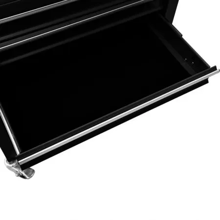 Carucior de scule cu 4 sertare, negru, 62 x 33 x 76 cm