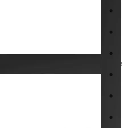 Cadru metalic banc de lucru, negru, 120 x 57 x 79 cm