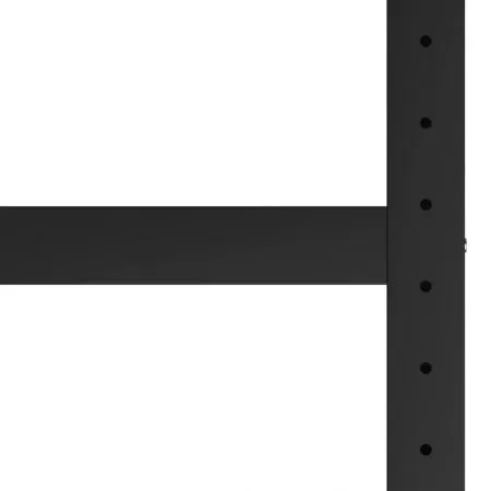 Cadru metalic banc de lucru, negru, 150 x 57 x 79 cm