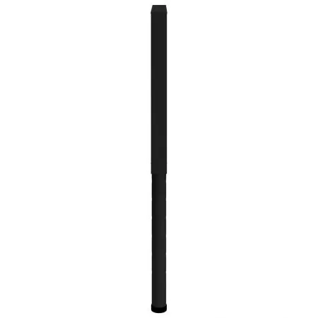 Cadre banc lucru reglabile 2 buc. negru 55x(69-95, negru, 55 x 95.5 cm