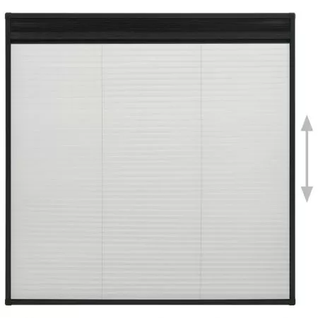 Ecran insecte pentru ferestre, antracit, 120 x 120 cm