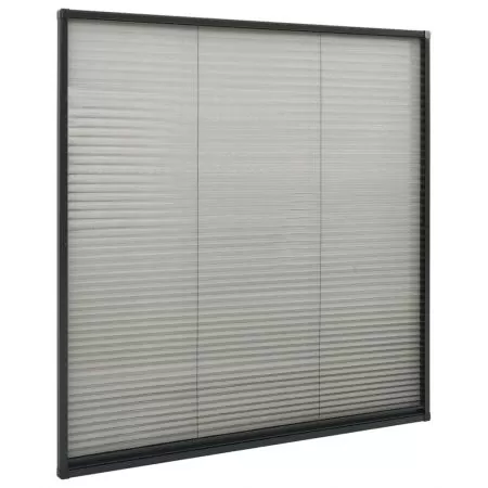 Ecran insecte pentru ferestre, antracit, 120 x 120 cm