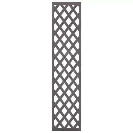 Gard spalier de gradina, gri, 40 x 170 cm