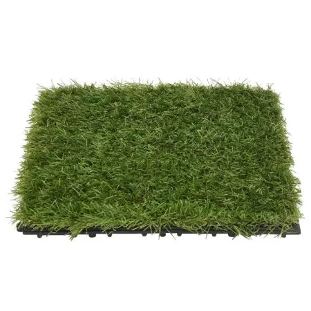 Placi de iarba artificiala, verde, 30 x 30 x