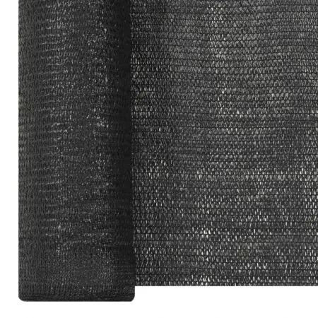 Plasa protectie intimitate, negru, 3.6 x 25 m 150 g/m²
