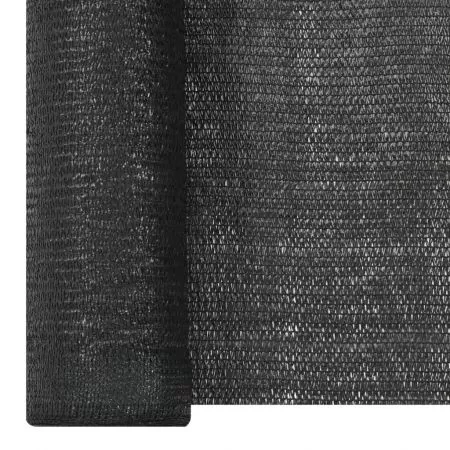Plasa protectie intimitate, negru, 2 x 50 m 195 g/m²