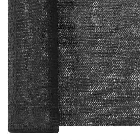 Plasa protectie intimitate, negru, 3.6 x 10 m 195 g/m²