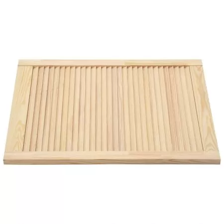 Ușă lamelară, 61,5x49,4 cm, lemn masiv de pin