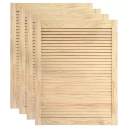 Uși de dulap design lambriu 4 buc. 61,5x39,4 cm lemn masiv pin