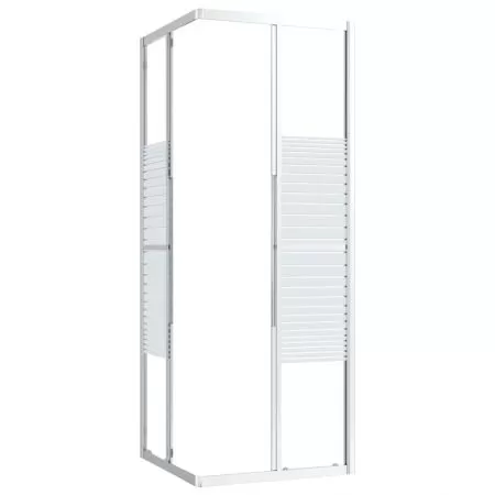 Cabina de dus, transparent si alb, 70 x 70 x 180 cm