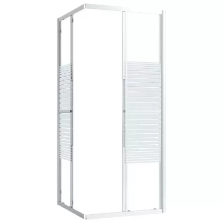 Cabina de dus, transparent si alb, 80 x 80 x 180 cm