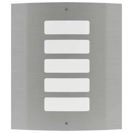 Lampa de exterior 60 W 2 buc, argintiu