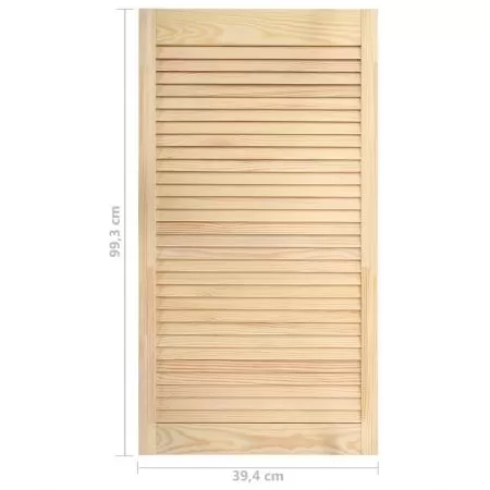 Ușă lamelară, 99,3x39,4 cm, lemn masiv de pin