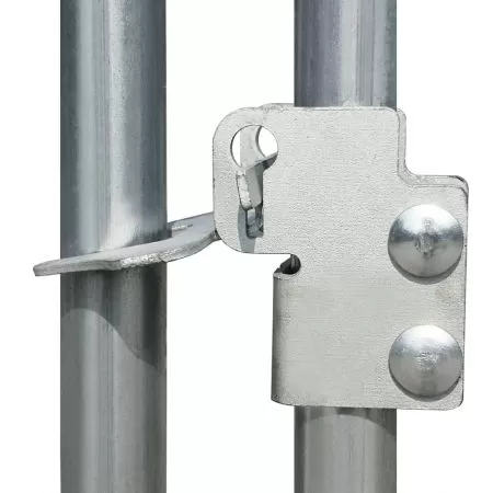 Cotet de gaini pentru exterior, argintiu, 2 x 2 x 1.92 m
