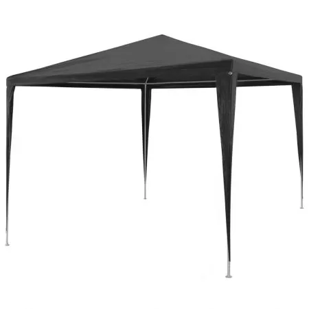 Cort de petrecere, antracit, 3 x 3 m, PE