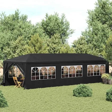  Cort pentru petrecere, 3 x 9 m, antracit