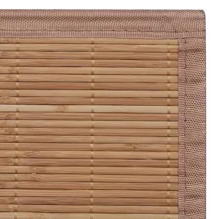 Covor dreptunghiular din bambus 80 x 300 cm, maro, 80 x 300 cm