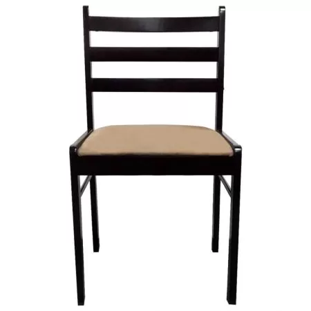 Set 2 bucati scaune de bucatarie din lemn, maro, 44 x 45 x 81 cm
