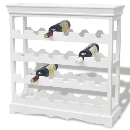 Dulap pentru sticle de vin Abreu, alb, 70 x 70.5 cm