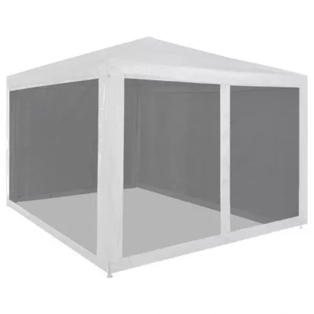  Cort pliabil de petrecere cu 4 pereți din plasă, 3 x 3 m