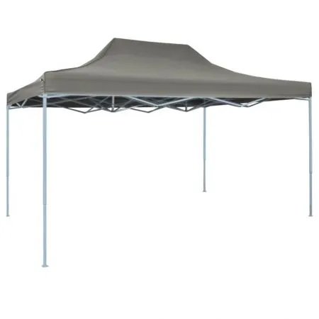  Cort de petrecere pliabil profesional, antracit, 3 x 4 m, oțel