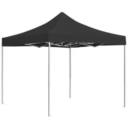  Cort de petrecere pliabil, antracit, 2 x 2 m, aluminiu