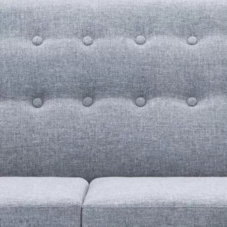 Canapea forma L, gri deschis, 171.5 x 138 x 81.5 cm
