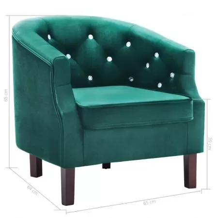 Fotoliu, verde