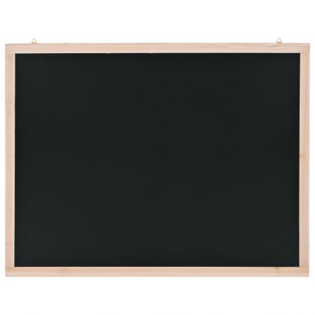 Tablă neagră pentru perete, lemn de cedru, 60 x 80 cm
