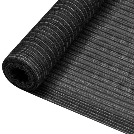 Plasa protectie intimitate, antracit, 1.8 x 10 m (195 g/m?)